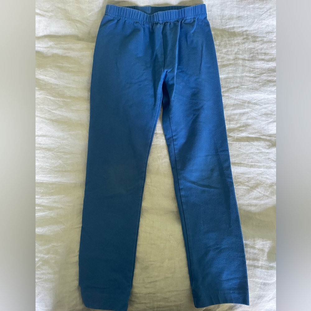 Hanna Andersson Vibrant Blue Cotton Blend Leggings